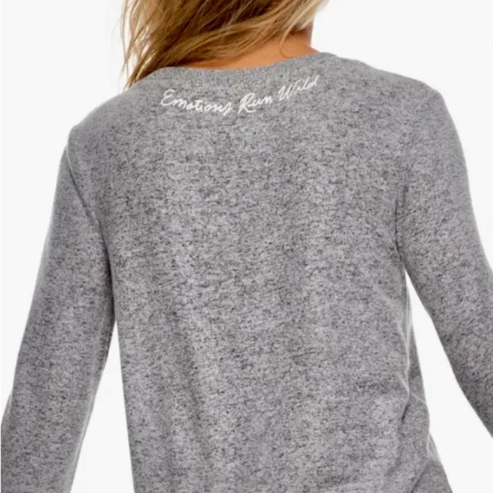 Roxy - Emotions Run Wild - Sea Skipper Crew - Long Sleeve - Heritage Heather - L